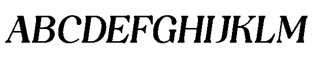 Capicu Semi Italic Font UPPERCASE