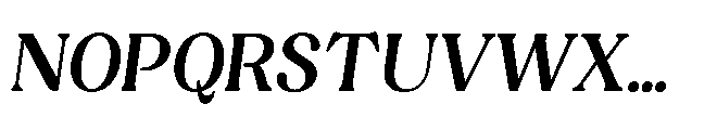 Capicu Semi Italic Font UPPERCASE