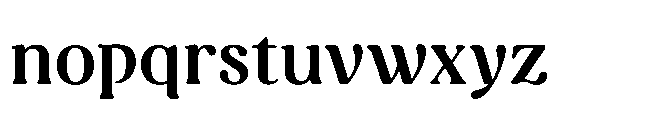 Capicu Semi Font LOWERCASE