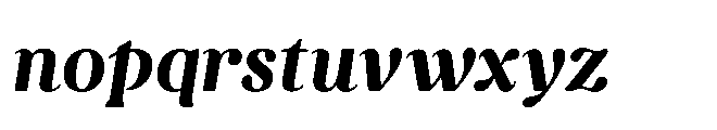Capicu Ultra Italic Font LOWERCASE