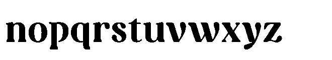 Capicu Ultra Font LOWERCASE