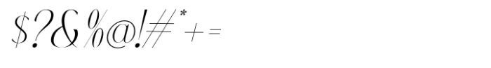 Capigrella Italic Font OTHER CHARS