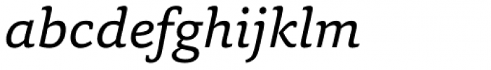 Capita Italic Font LOWERCASE