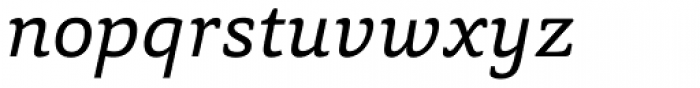Capita Italic Font LOWERCASE