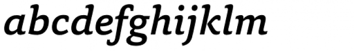 Capita Medium Italic Font LOWERCASE
