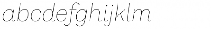 Capital Gothic Thin Italic Font LOWERCASE