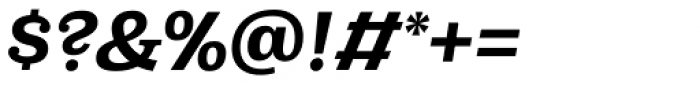 Capital Serif Bold Italic Font OTHER CHARS