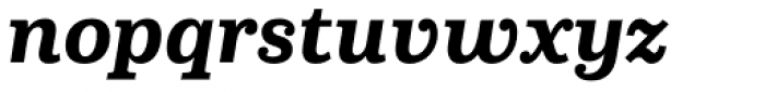Capital Serif Bold Italic Font LOWERCASE