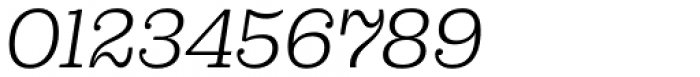 Capital Serif Light Italic Font OTHER CHARS