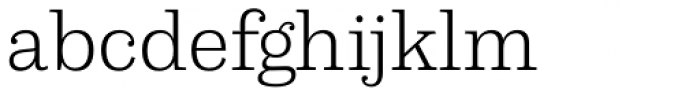 Capital Serif Light Font LOWERCASE
