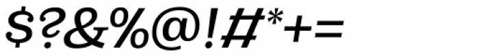 Capital Serif Medium Italic Font OTHER CHARS