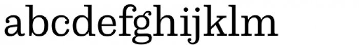 Capital Serif Regular Font LOWERCASE
