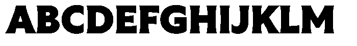 Capitale Black Font UPPERCASE