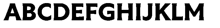 Capitale Bold Font UPPERCASE
