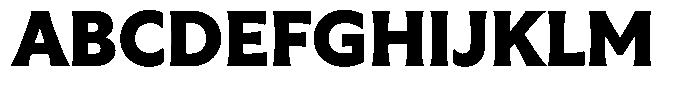 Capitale Extra Bold Font UPPERCASE