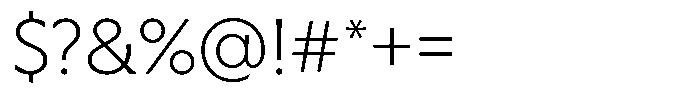 Capitale Extra Light Font OTHER CHARS