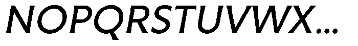 Capitale Italic Font UPPERCASE