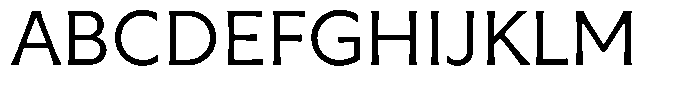 Capitale Light Font UPPERCASE