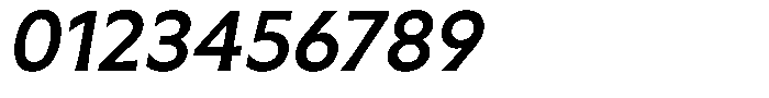 Capitale Medium Italic Font OTHER CHARS