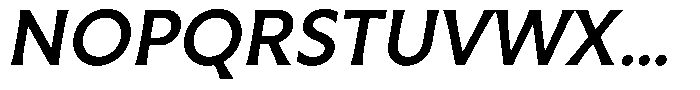 Capitale Medium Italic Font UPPERCASE
