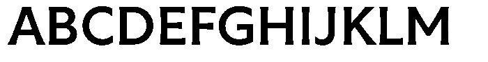 Capitale Medium Font UPPERCASE