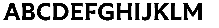 Capitale Semi Bold Font UPPERCASE