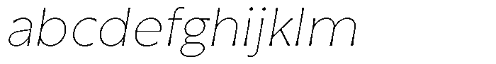 Capitale Thin Italic FONT