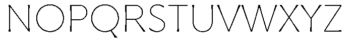 Capitale Thin Font UPPERCASE
