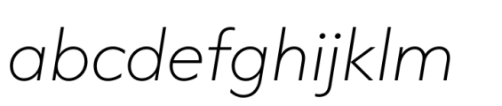 Capitana Thin Italic Font LOWERCASE