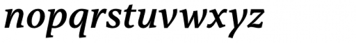 Capitolina Semi Bold Italic Font LOWERCASE