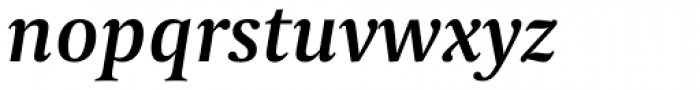 Capitolium News 2 SemiBold Italic Font LOWERCASE