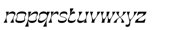 Caplosy Italic Font LOWERCASE