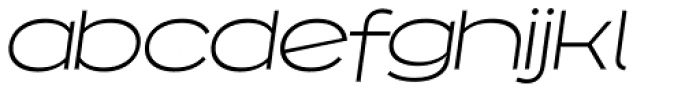 Capoon Light Italic Font LOWERCASE