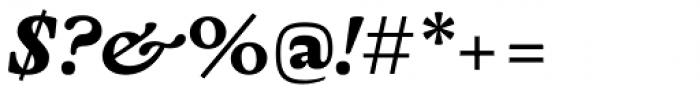 Capraia Bold Italic Font OTHER CHARS