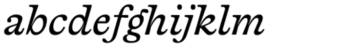Capraia Book Italic Font LOWERCASE