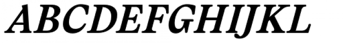 Capraia Semi Bold Italic Font UPPERCASE