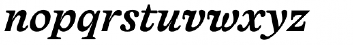 Capraia Semi Bold Italic Font LOWERCASE