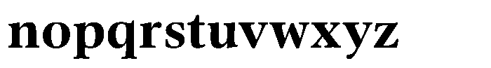 Caprano Bold Font LOWERCASE