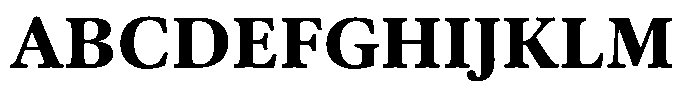 Caprano Text Bold Font UPPERCASE