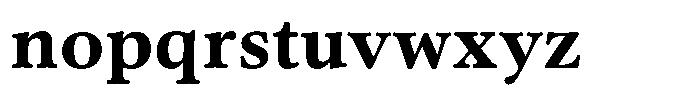 Caprano Text Bold Font LOWERCASE