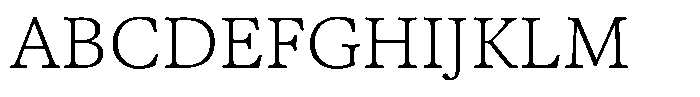 Caprano Text Extralight Font UPPERCASE