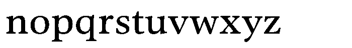 Caprano Text Medium Font LOWERCASE