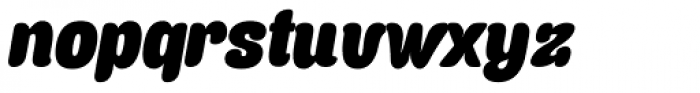 Caprica Sans Italic Font LOWERCASE