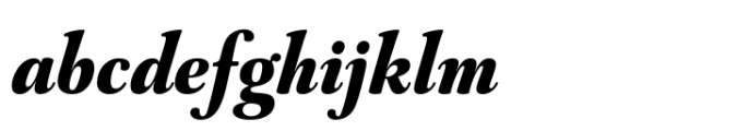 Capricho Black Italic Font LOWERCASE