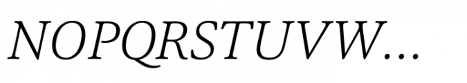 Capricho Extralight Italic Font UPPERCASE