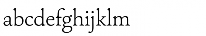 Capricho Extralight Font LOWERCASE