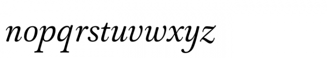 Capricho Italic Font LOWERCASE