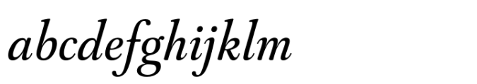 Capricho Medium Italic Font LOWERCASE