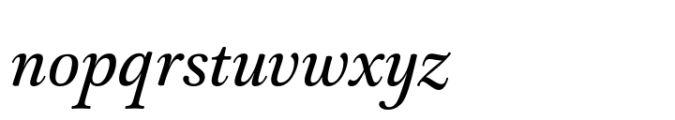 Capricho Medium Italic Font LOWERCASE