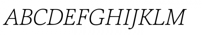 Capricho Thin Italic Font UPPERCASE